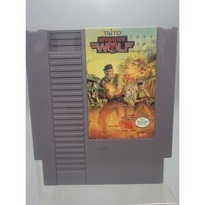 Authentic Nintendo NES Operation Wolf NES Game Cartridge
